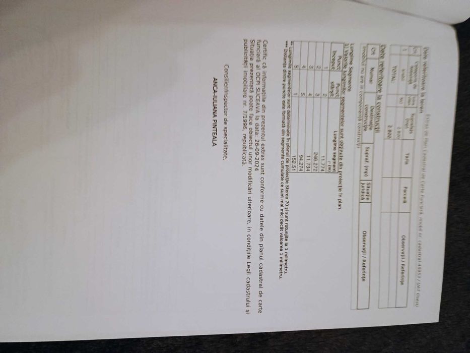 Vânzare teren extravilan in Brasca, comuna Ilișești, Suceava