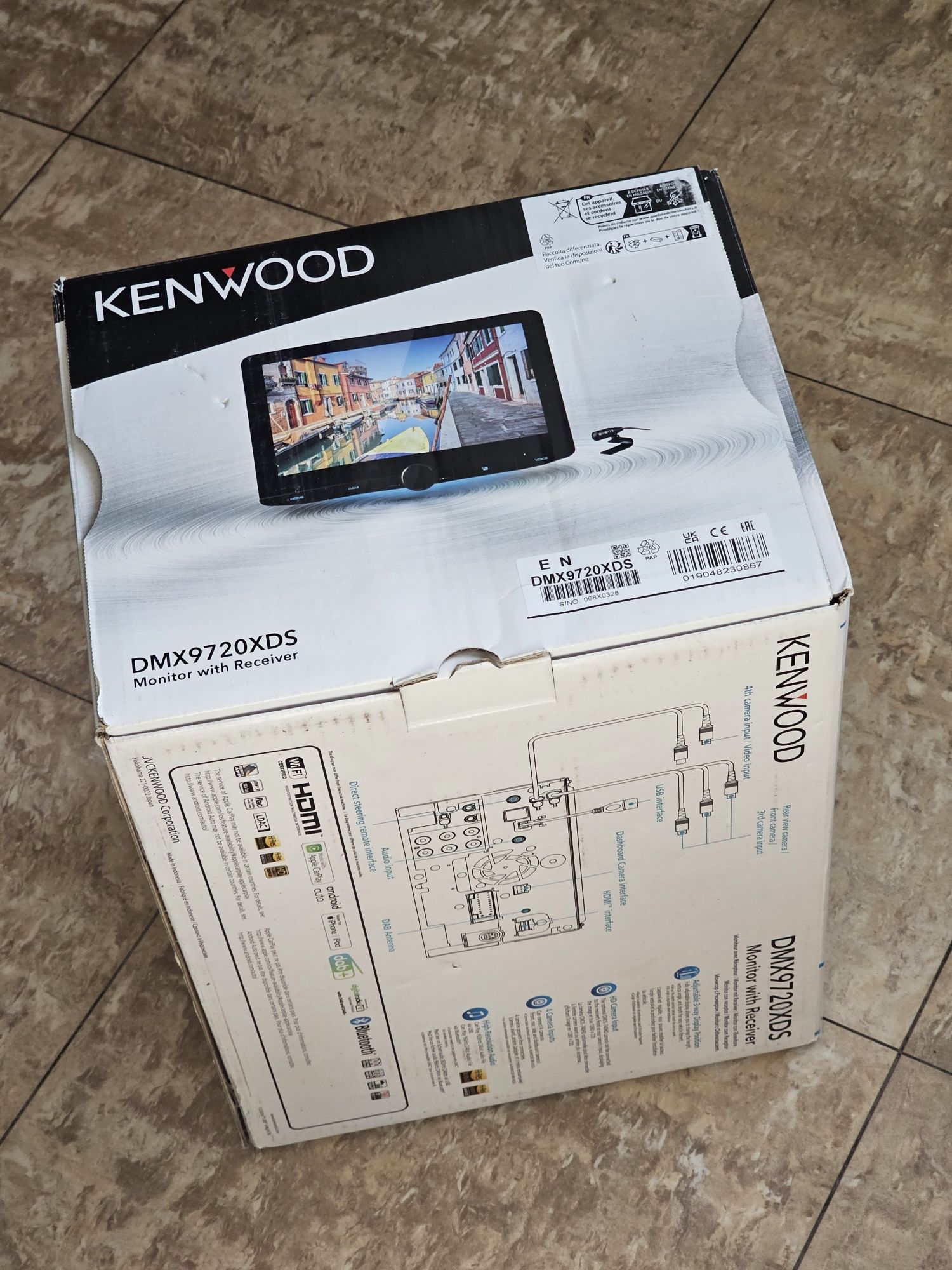 Kenwood DMX9720XDS, receptor AV multimedia digital 2DIN cu display HD