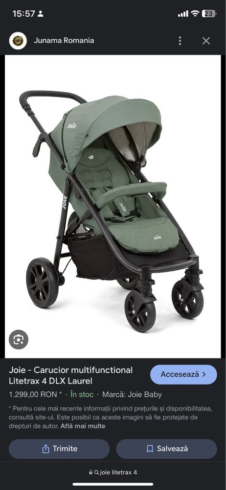 Carucior Joie Litetrax 4 DLX