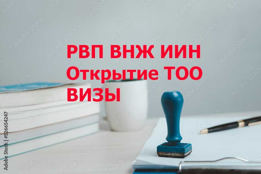 Регистрация ТОО/Получение ВНЖ/Оформление РВП/ИИН/ЭЦП/КАРТЫ