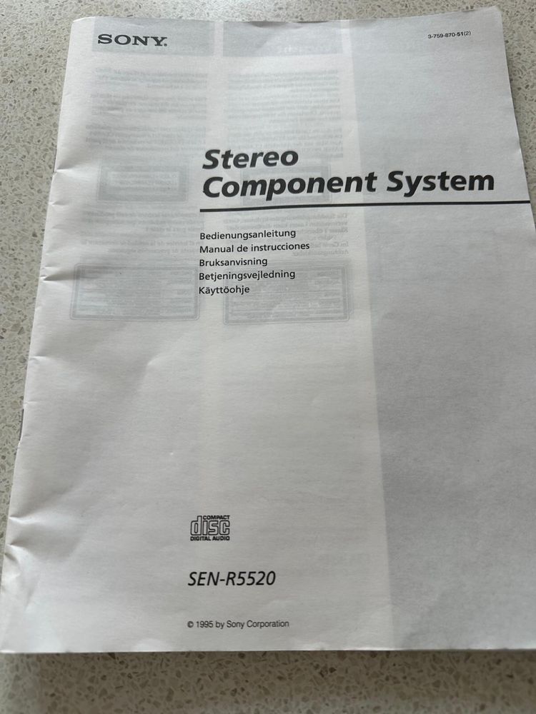 Vand sistem Sony Sen - R5520
