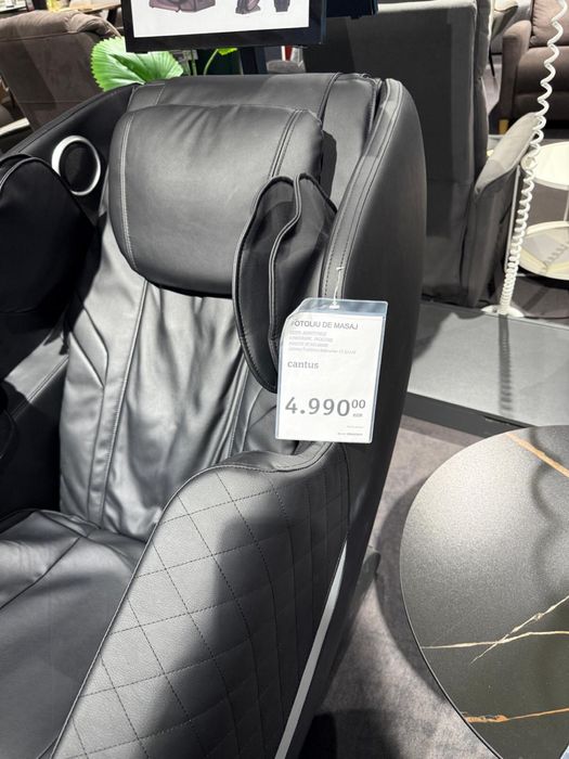 Fotoliu masaj din piele nou sigilat