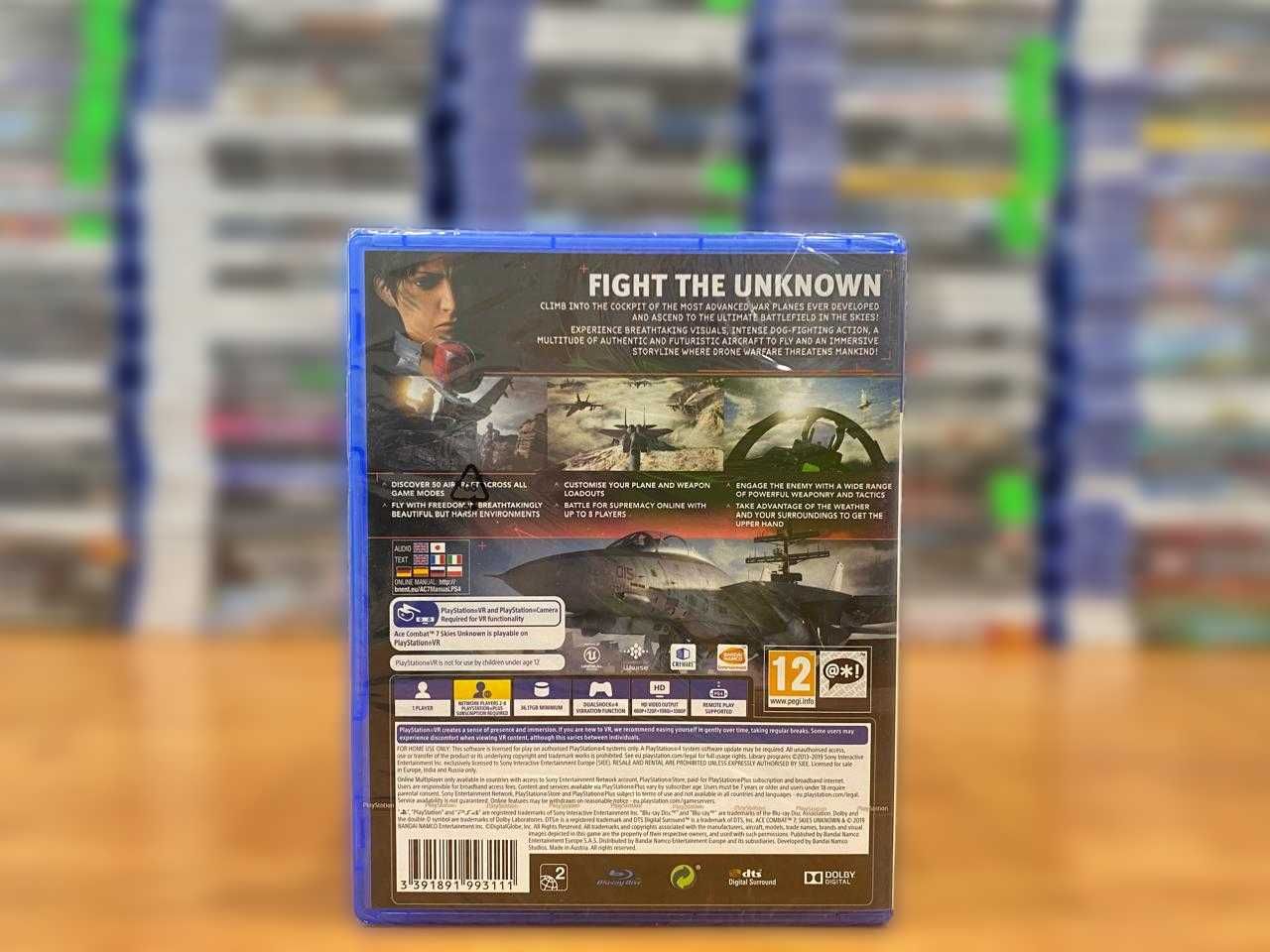 Новый Ace Combat 7 Skies Unknown VR PS4 Большой Выбор Игр