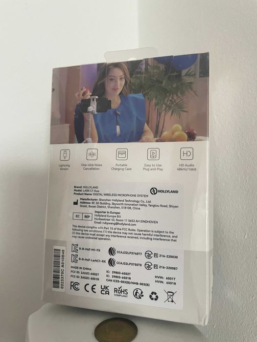 Microfon lavaliera LARK DUO C1 tiktok insta iphone NOU SIGILAT nu Rode