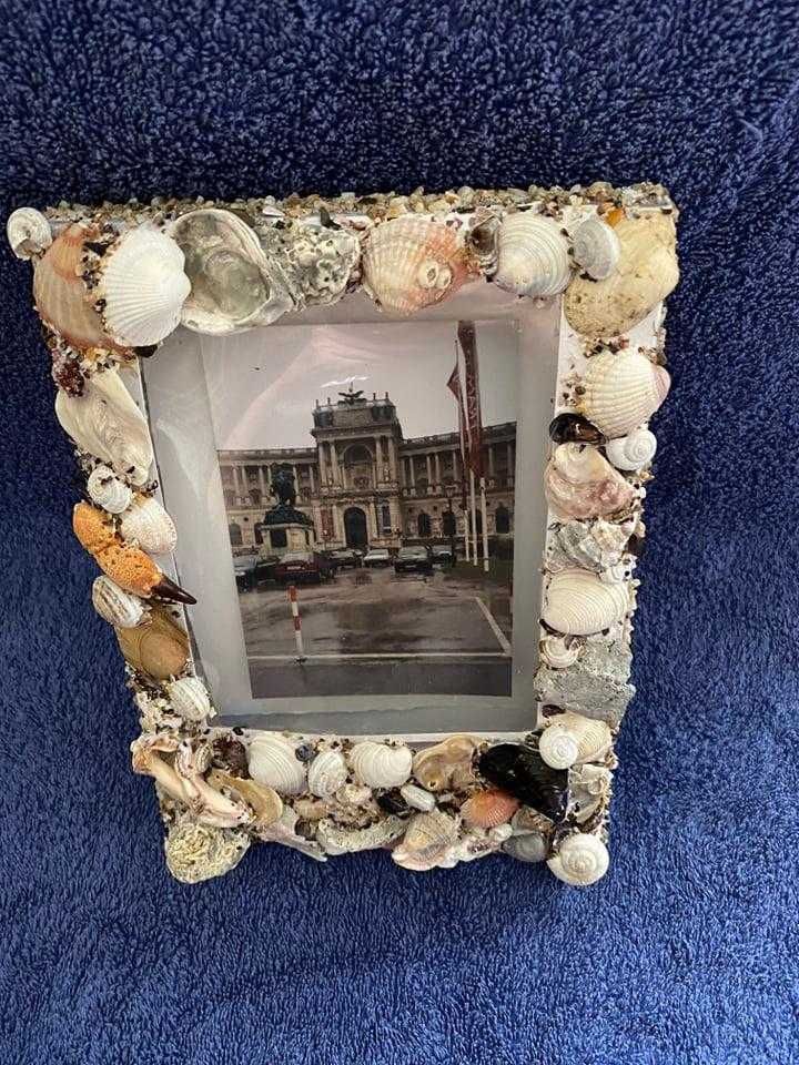 Рул, огледало, рамка за снимки - морски