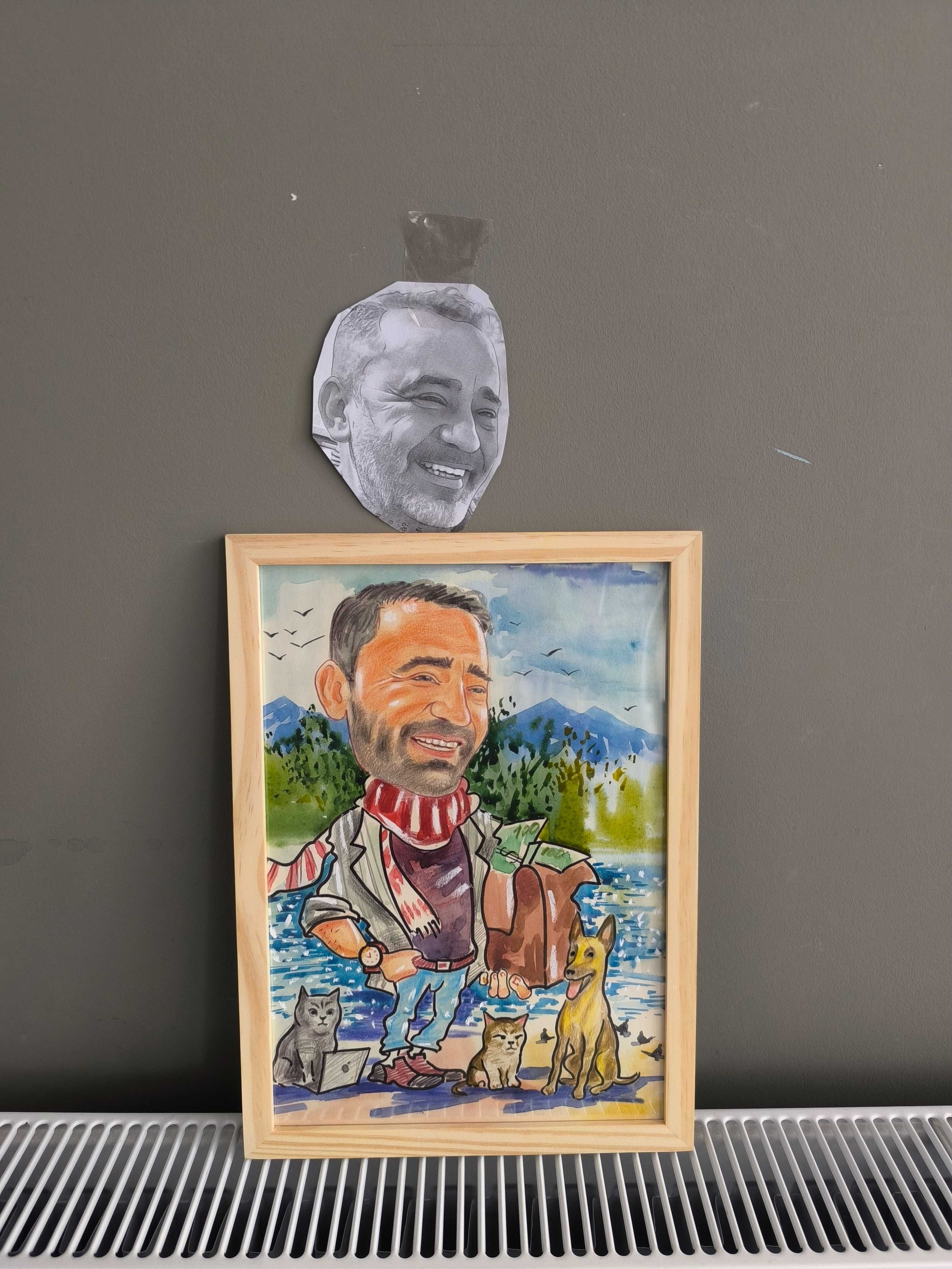 Caricaturi manuale la comanda