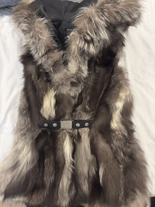 Елек от лисица 100% естествен косъм