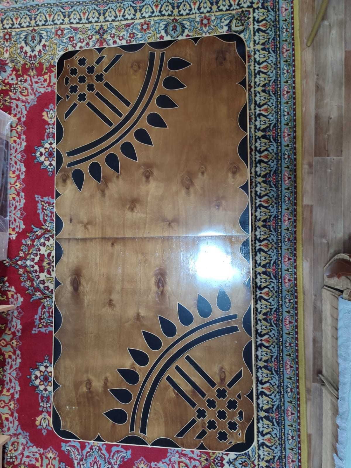 Казахский стол прямоугольный