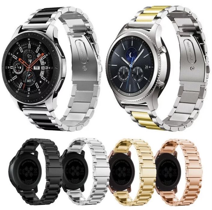 Промо!Стоманени верижки за Huawei watch, Samsung watch,Amazfit