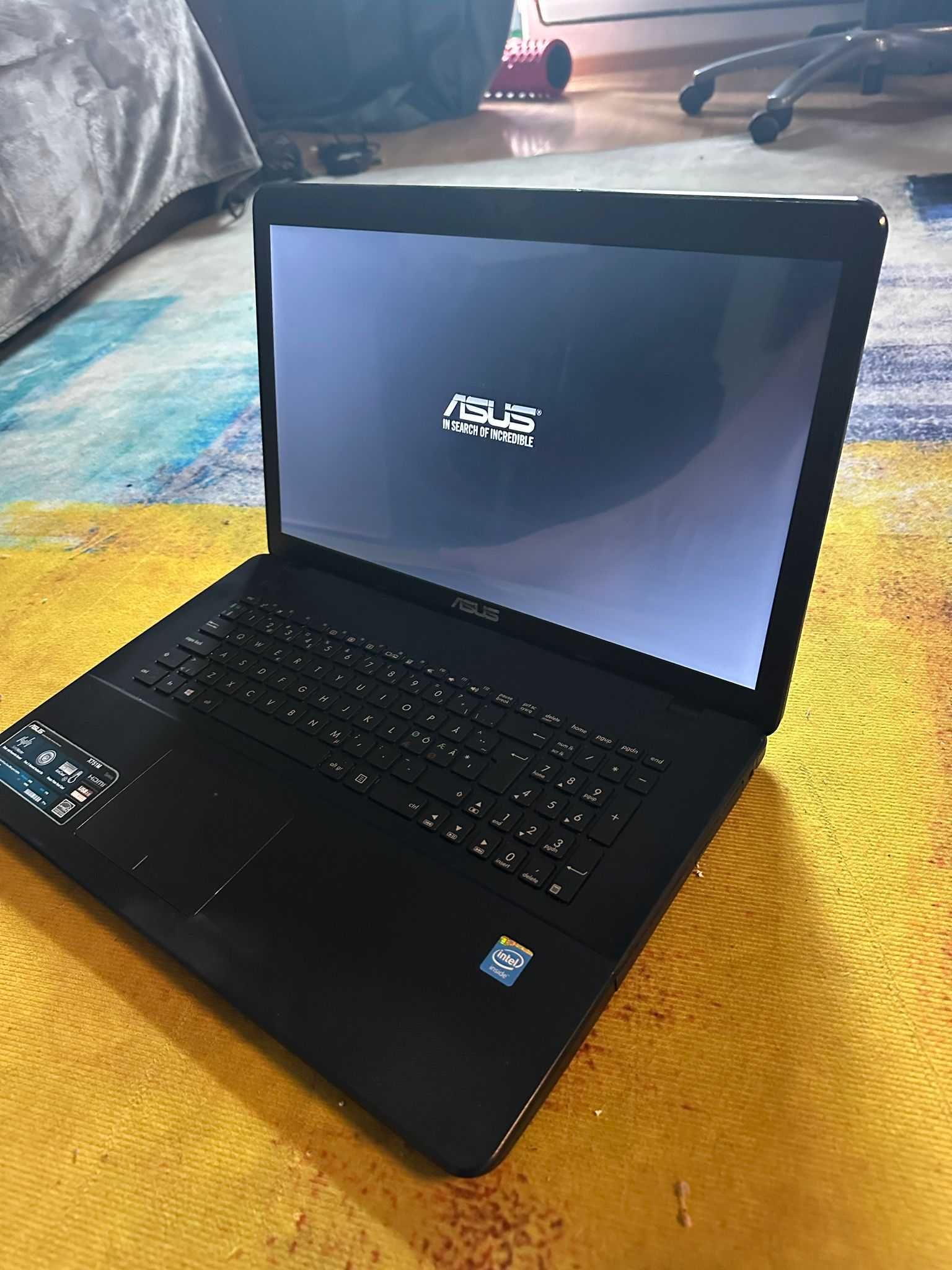 laptop asus x751, ecran mare 17, ram 8 gb, hdd 1tb