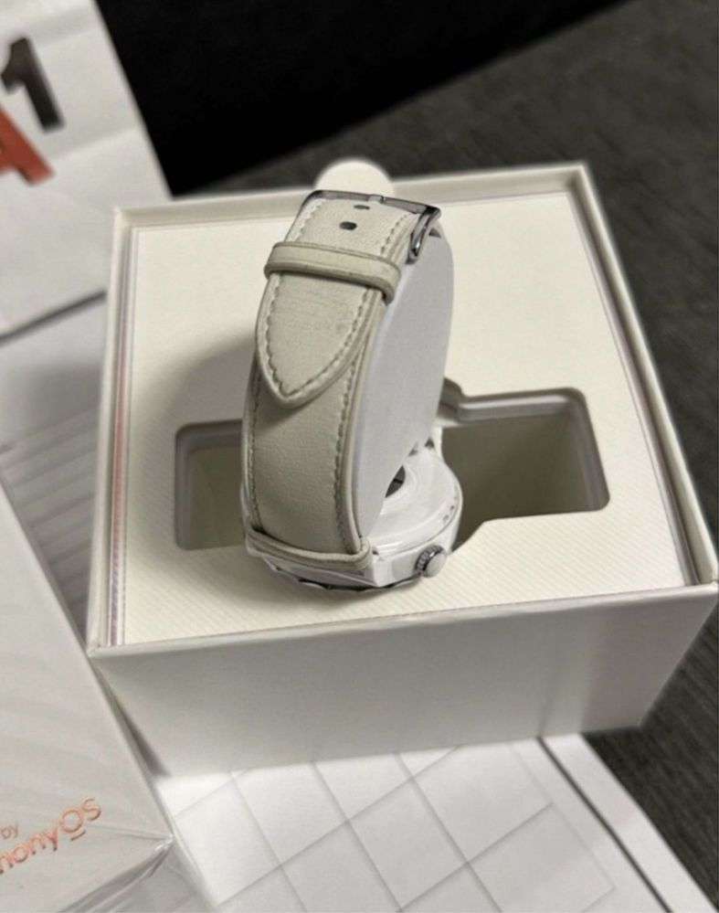 41mm Huawei watch GT 3 Pro Гаранция A1 2025г Ceramic White Leather GT3