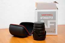 Obiectiv Sony Samyang 24mm f1.8 in GARANTIE