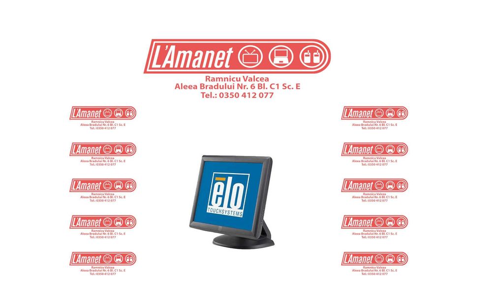 Monitor Touchscreen ELO 1517L 15” LED Touch Rezistiv POS Retail