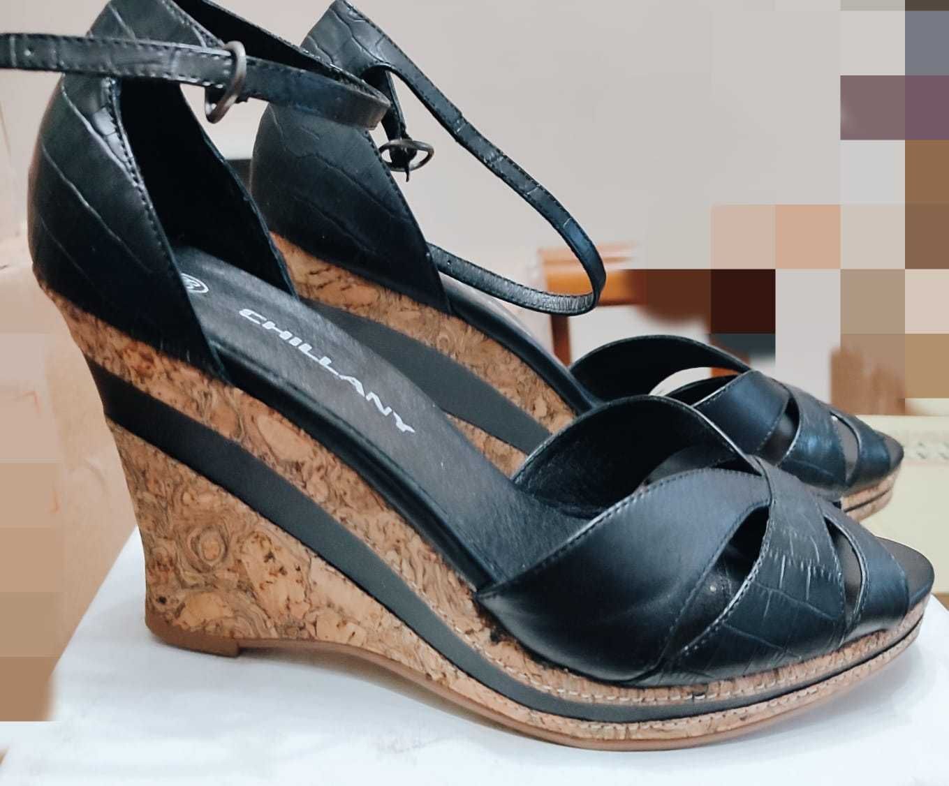 Туфли женские, Германия, кожа\пробка, 38 размер, новые