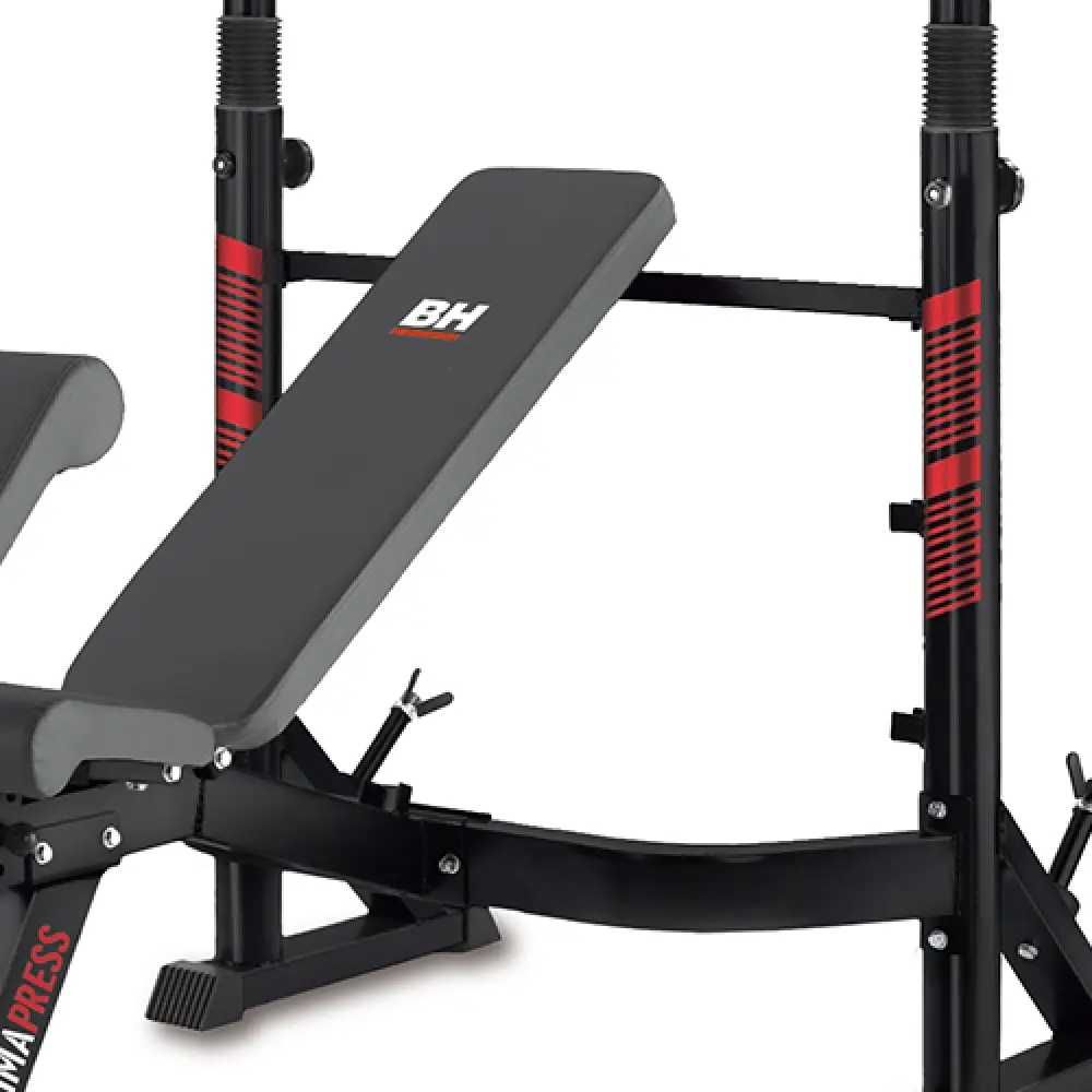 ПРОМО Регулируема Лежанка с Бицепс Плот BH Fitness Optima Press, Пейки