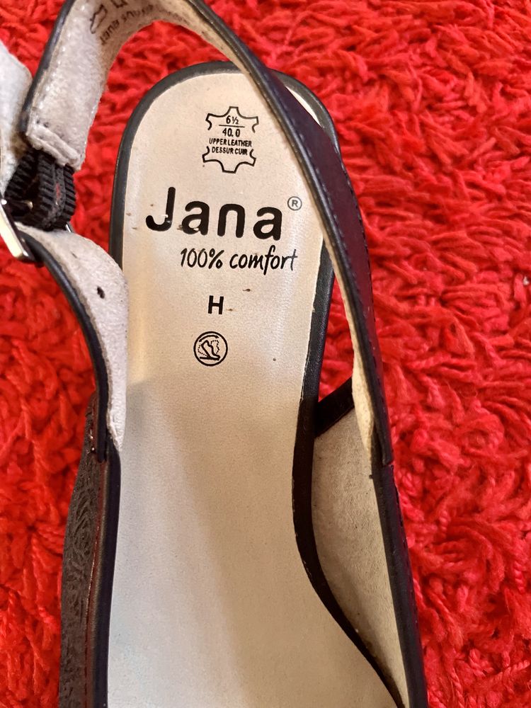 Pantofi piele Jana Germany comozi, masura 40
