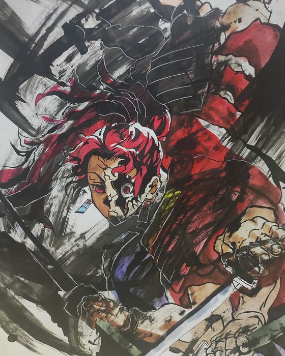 Аниме рисунки на а3