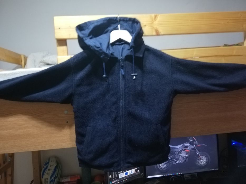 Geaca toamna unisex, doua fete, fas si polar