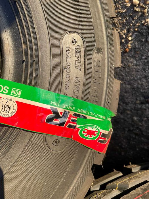 Cauciucuri noi 6.00-9 cu camera si guler 12PLY anvelope stivuitor
