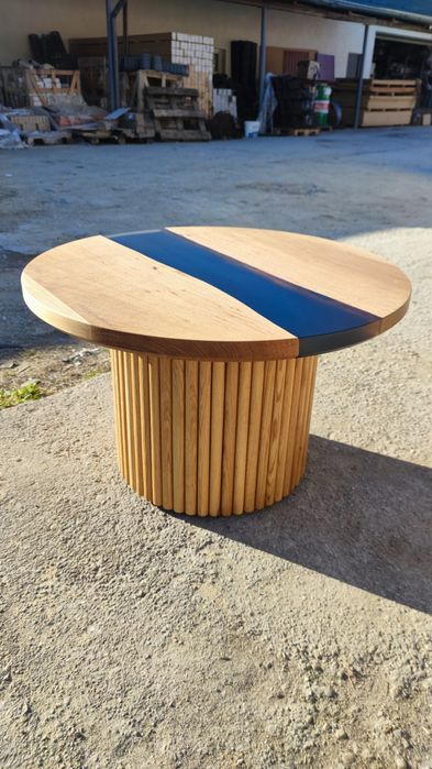 Măsuță de Cafea din Lemn de Stejar