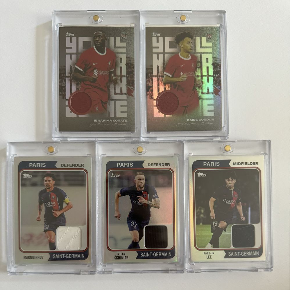 Topps Relic футболни карти