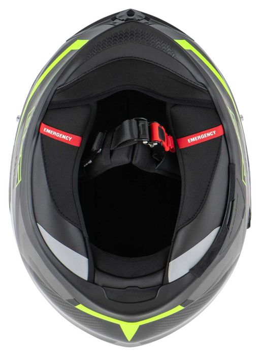 Мото Каска SCORPION EXO-520 EVO AIR TERRA Silver-Neon XS 53-54 ,очила!