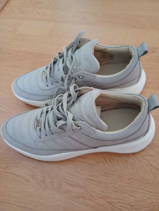 Adidasi din PIELE NATURALA, marca HINSON, marimea 42, unisex