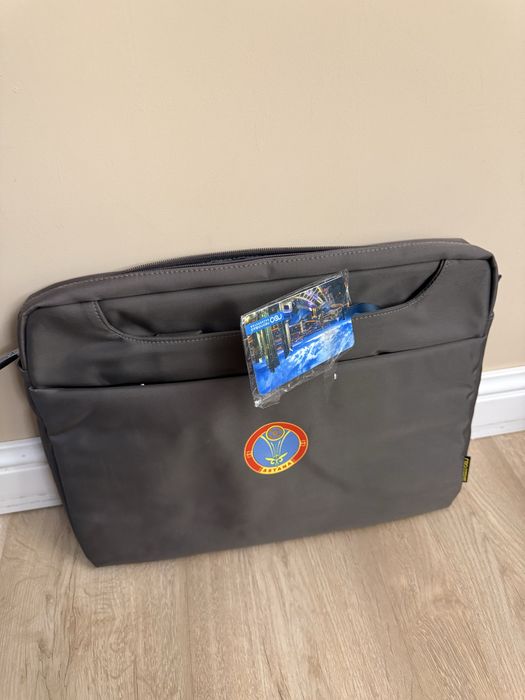 Новая сумка-чехол для ноутбука 15–16”, серый цвет