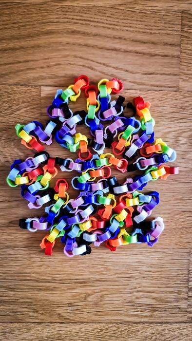 OFERTA Inele Clipsuri Colorate Pasari/ Cabluri/ Fire - 10 Culori