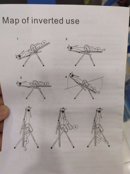Тренажер для позвоночник.Инверсионный стол