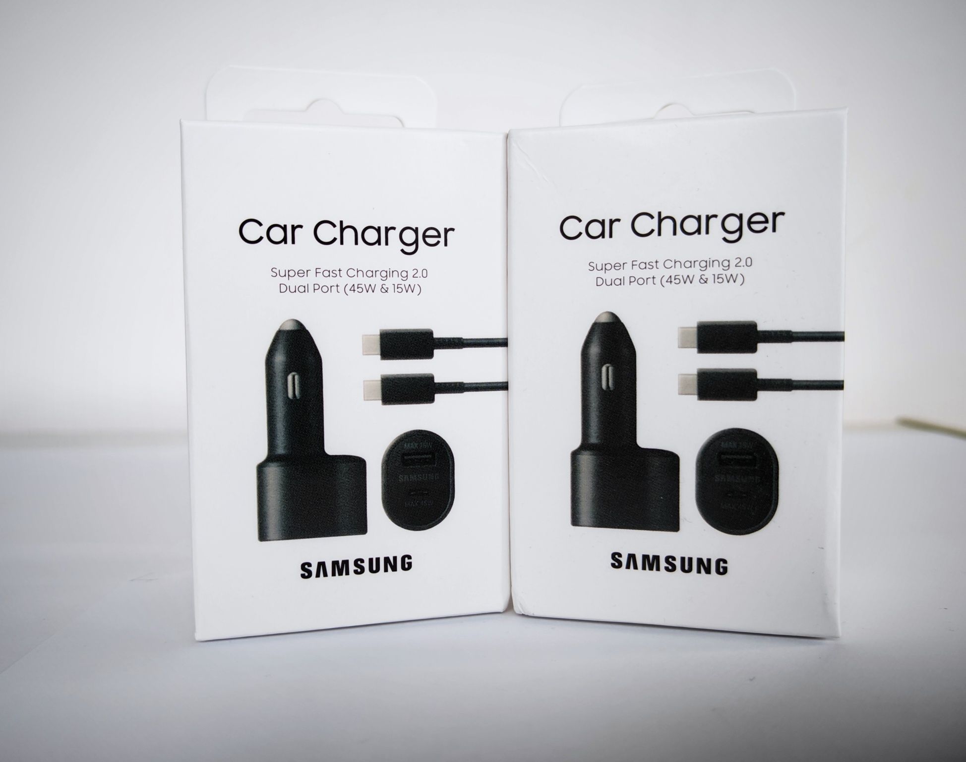 Incarcator auto Samsung 45w dual charge type c+Cablu   s23,s22,s21,s20