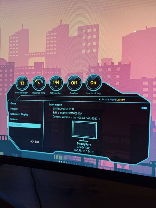 Monitor WltraWide Samsung Odyssey Neo 49”