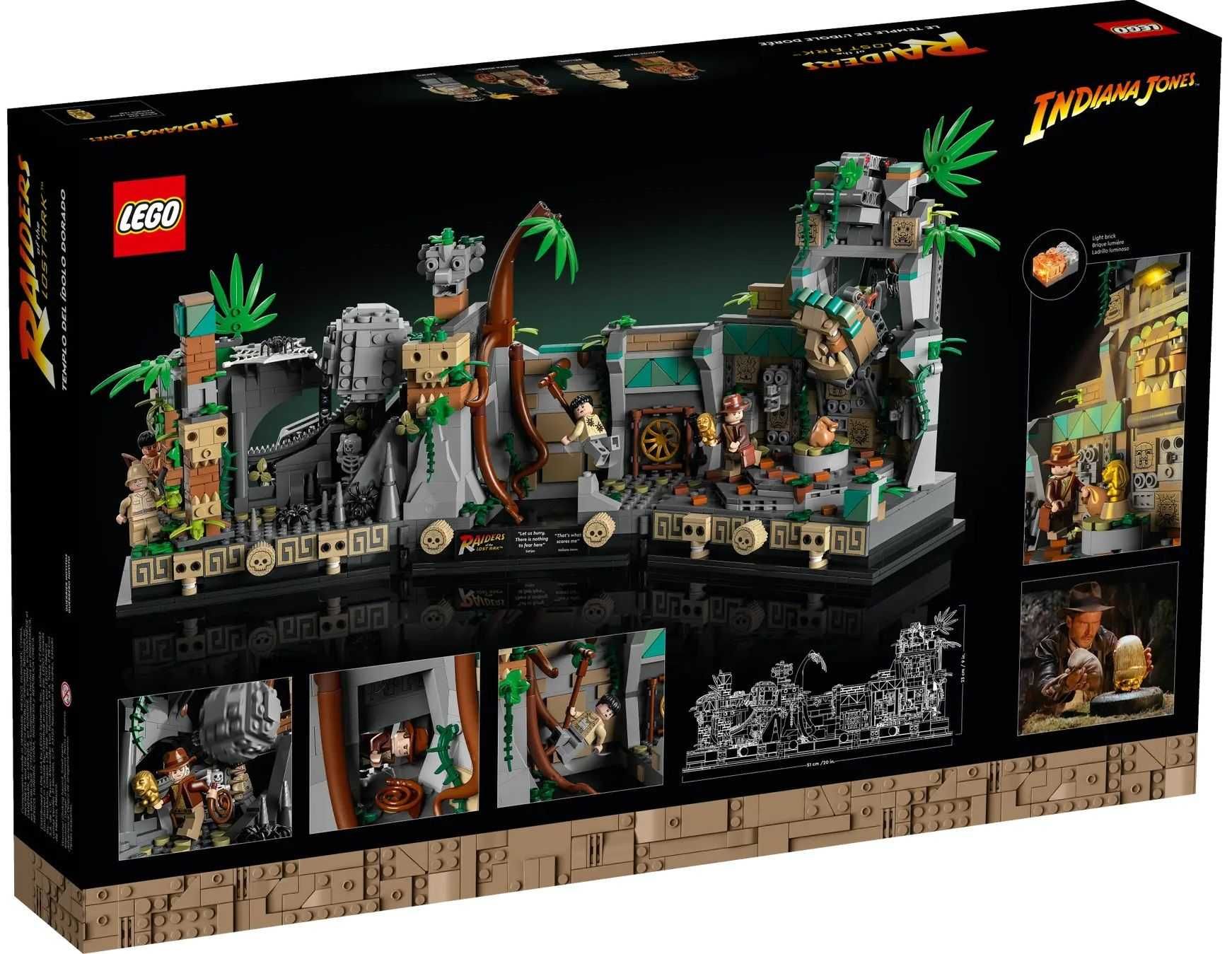 НОВО LEGO Indiana Jones 77015 - Храмът на Златния идол
