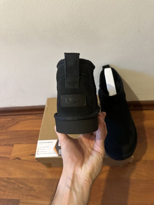 UGG Classic Ultra Mini Boot Black (Women’s)