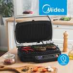 Гриль электрический Midea MGR-4500, 2100 Вт, 9