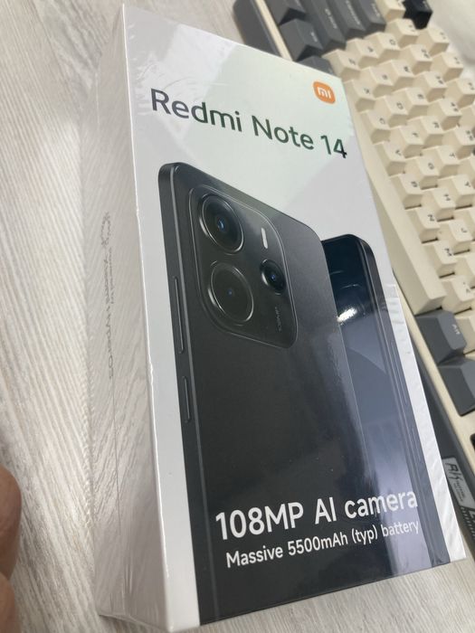 Xiaomi Redmi Note 14 (Midnight Black, 6/128 GB) AMOLED 120Hz [Global]