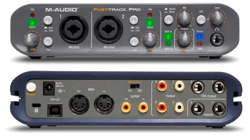 Продается внешняя звуковая карта M-Audio Fast Track PRO