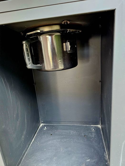 Gratar Rotund cu Plita din Inox si Suport Ceaun
