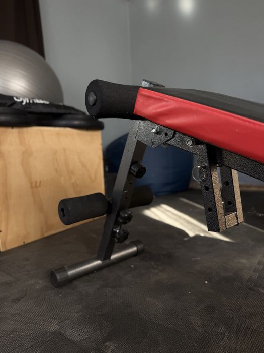 Чисто НОВИ фитнес принадлежности на GymBeam/употр. щанга-20кг