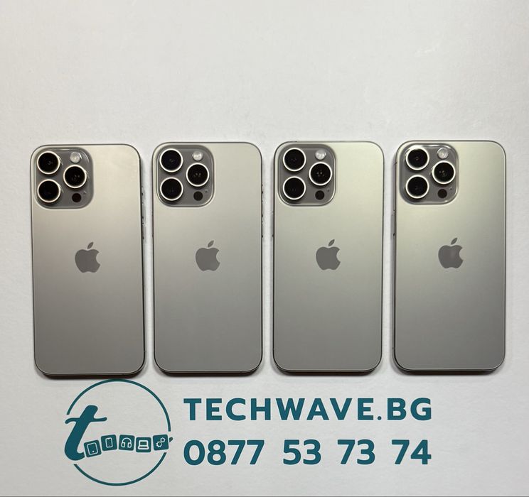 Apple iPhone 15 Pro Max 4бр. 256/512GB Natural Titanium