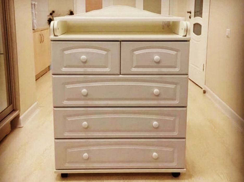 Детский комод + пеленальный стол 2в1 с бесплатной доставкой на дом