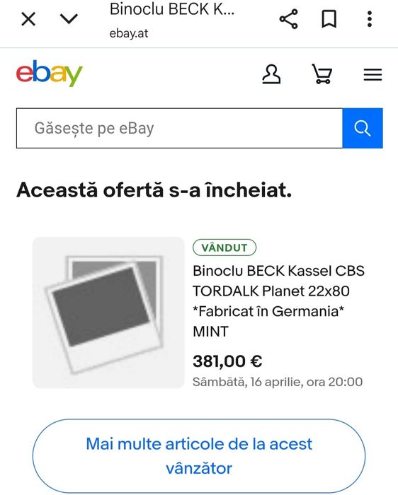 Binoclu Beck Kassel Planet 22x80