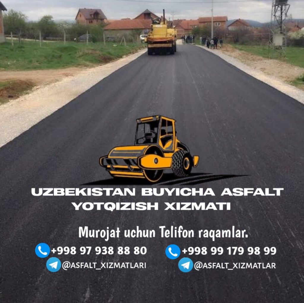 Asfalt yotqizish xizmati