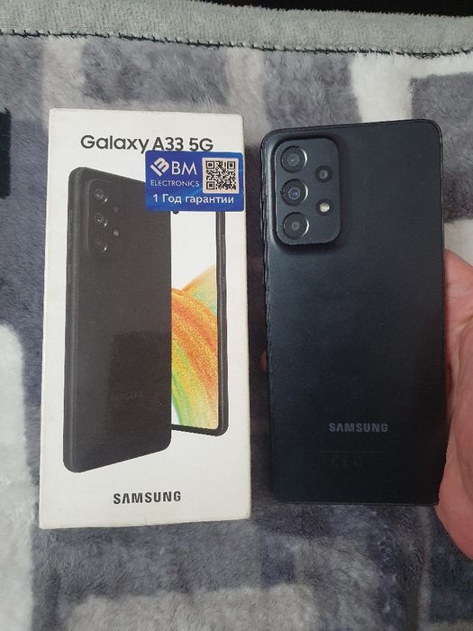 Srochna Sotiladi Samsung Galaxy A33 6+6/128gb 5G Black Original