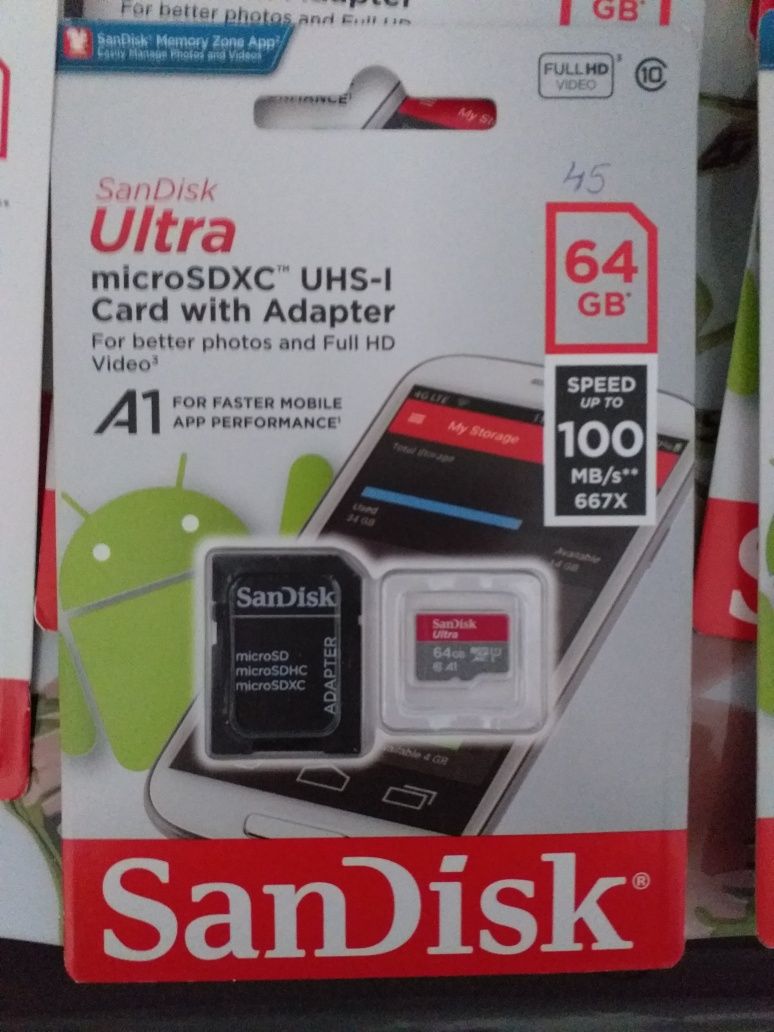 Vand stick-uri si carduri de memorie SanDisk.