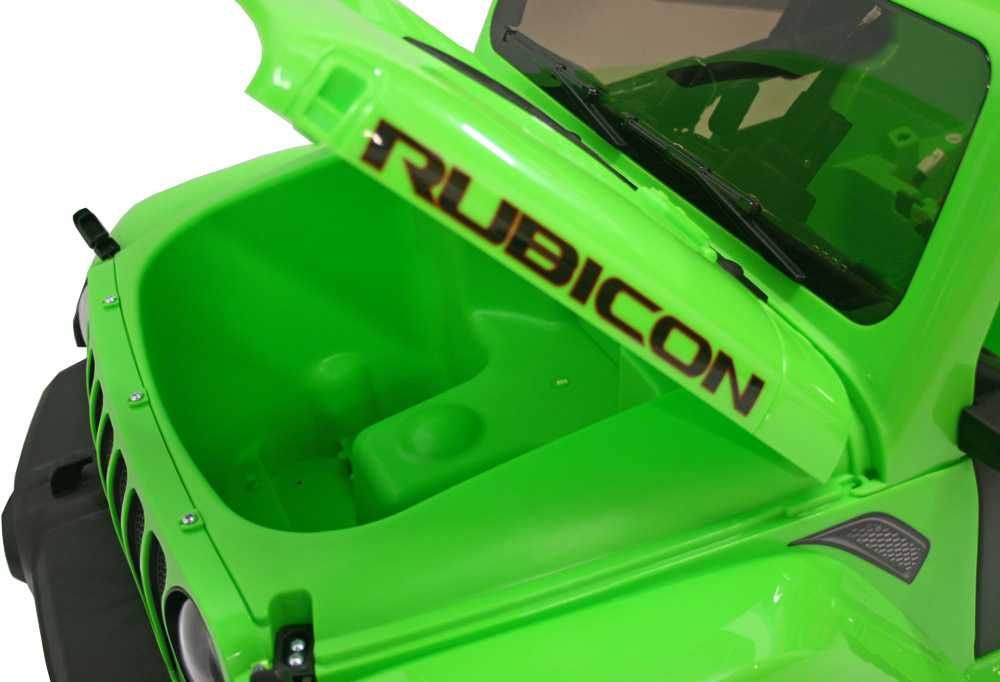 Masinuta electrica copii 2-8 ani Jeep Rubicon 4x4, Roti Moi  Verde