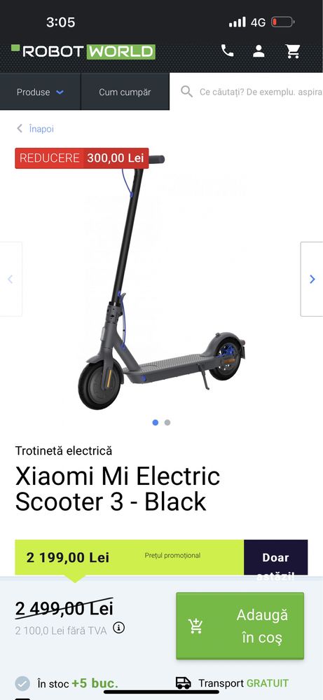 Mi electric scooter 3 , scooter xiaomi 3 , garanție scooter electric