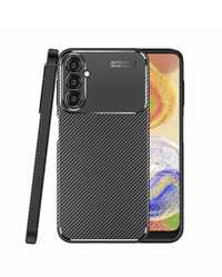 Husa TPU Samsung A14/A34/A54/A15/A24 Hard Case Anti Drop Neagra Carbon