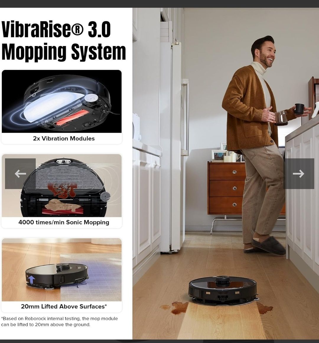 roborock S8 MaxV Ultra Robot Vacuum and Dual Main Brush