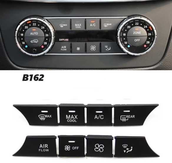 Бутони климатик 8бр Mercedes-Benz model W166 W292 ML GL GLE GLS new